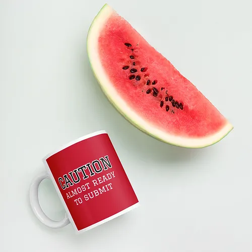 Caution Mug (red w/ white text) copy - Image 4