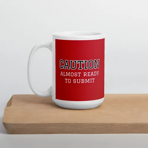 Caution Mug (red w/ white text) copy - Image 8