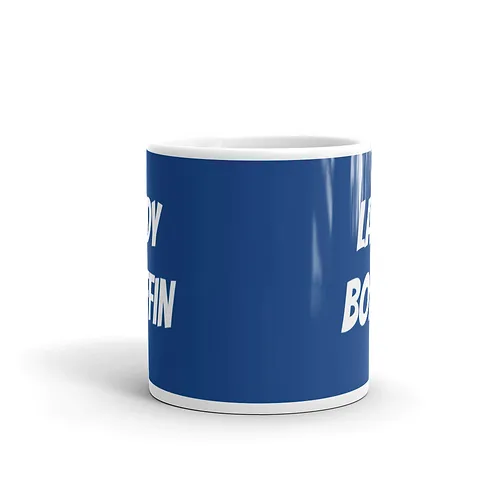 Lady Boffin Mug (navy w/ white text) - Image 3