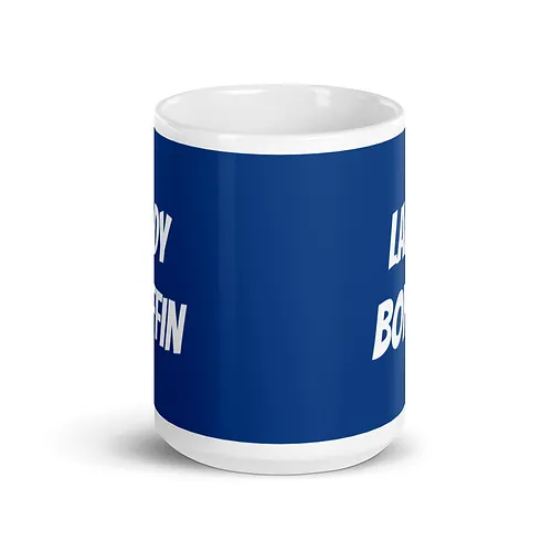 Lady Boffin Mug (navy w/ white text) - Image 6