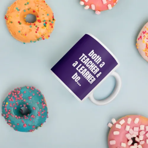 Teacher & Learner Mug (purple w/ white text)
